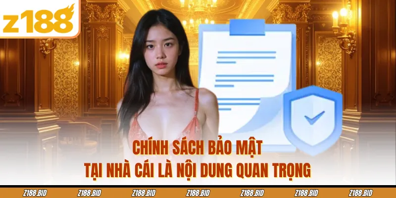 Chính sách bảo mật tại nhà cái là nội dung quan trọng