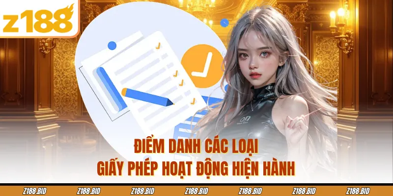 Điểm danh các loại giấy phép hoạt động hiện hành